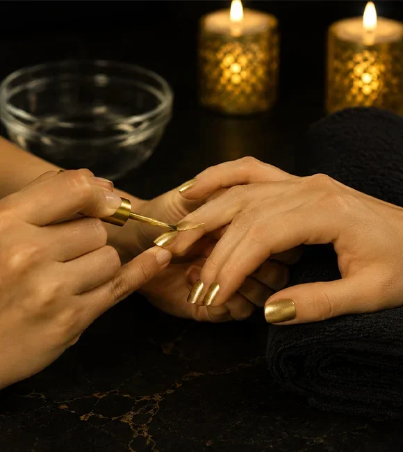 Professional manicure treatment